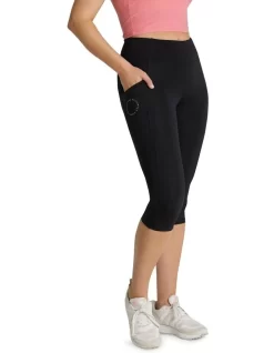 Blaze Pocket 3/4 Tights In Black