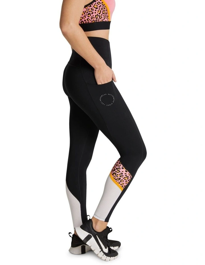 Blaze Pocket Full Length Tights In Multi - Image 2