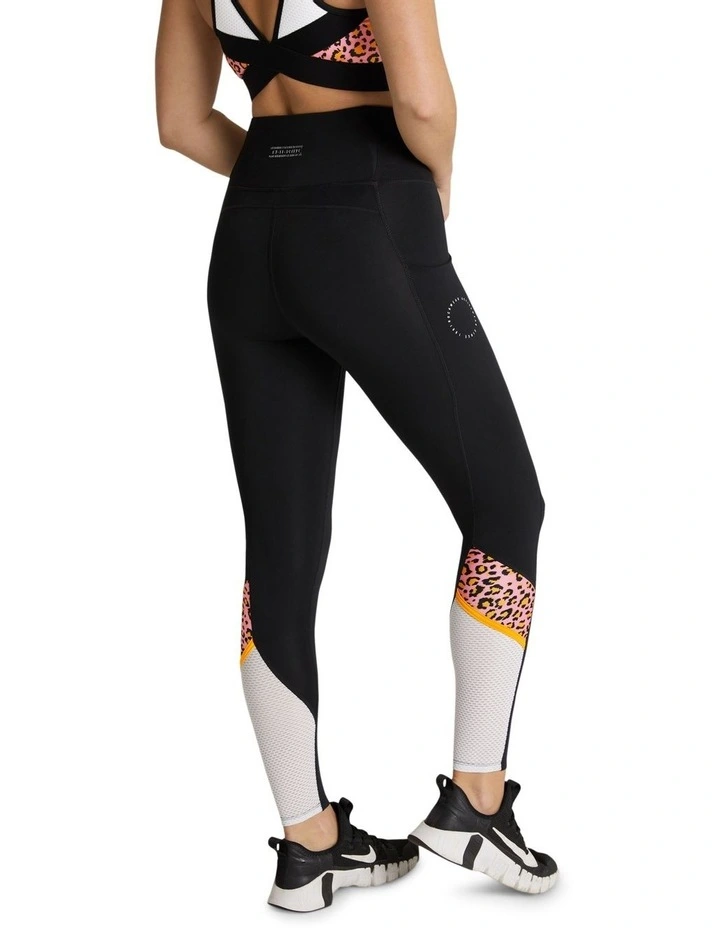 Blaze Pocket Full Length Tights In Multi - Image 3