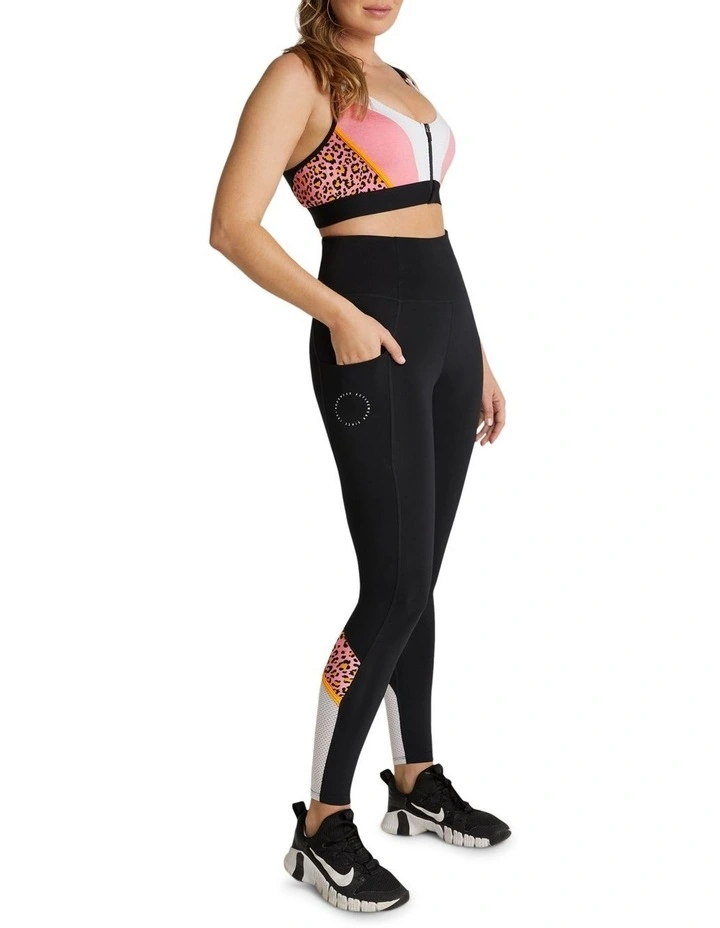 Blaze Pocket Full Length Tights In Multi - Image 5