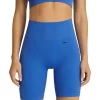 Dopamine Seamless Bike Shorts In Marine Blue
