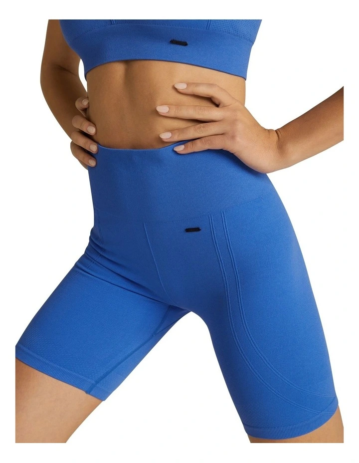 Dopamine Seamless Bike Shorts In Marine Blue - Image 4