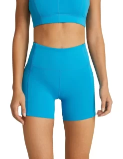 Elevate Mid Thigh Pocket Bike Shorts In Blue