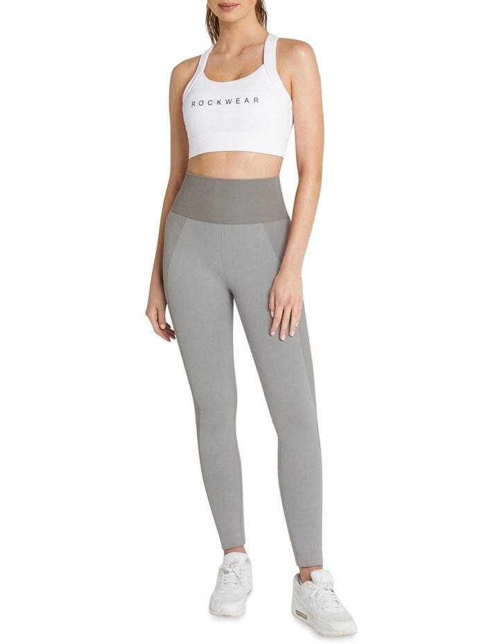 Sorority High Rise Full Length Tights In Grey - Image 5