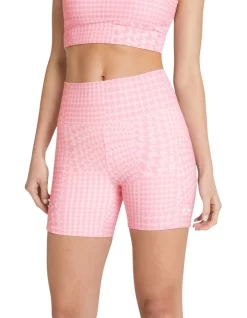 Sorority Pocket Bike Shorts In Pink