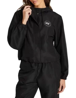 Milan Windbreaker Jacket In Black
