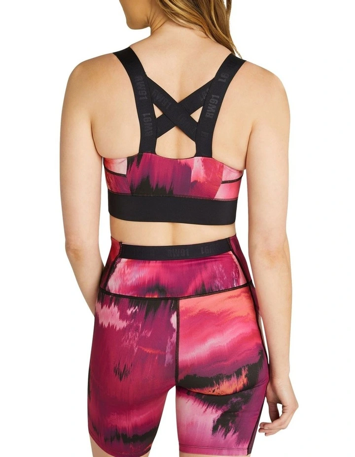 Phantom Medium Impact Sports Bra In Multi - Image 3