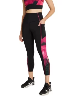 Phantom Pocket Ankle Grazer Tights In Black