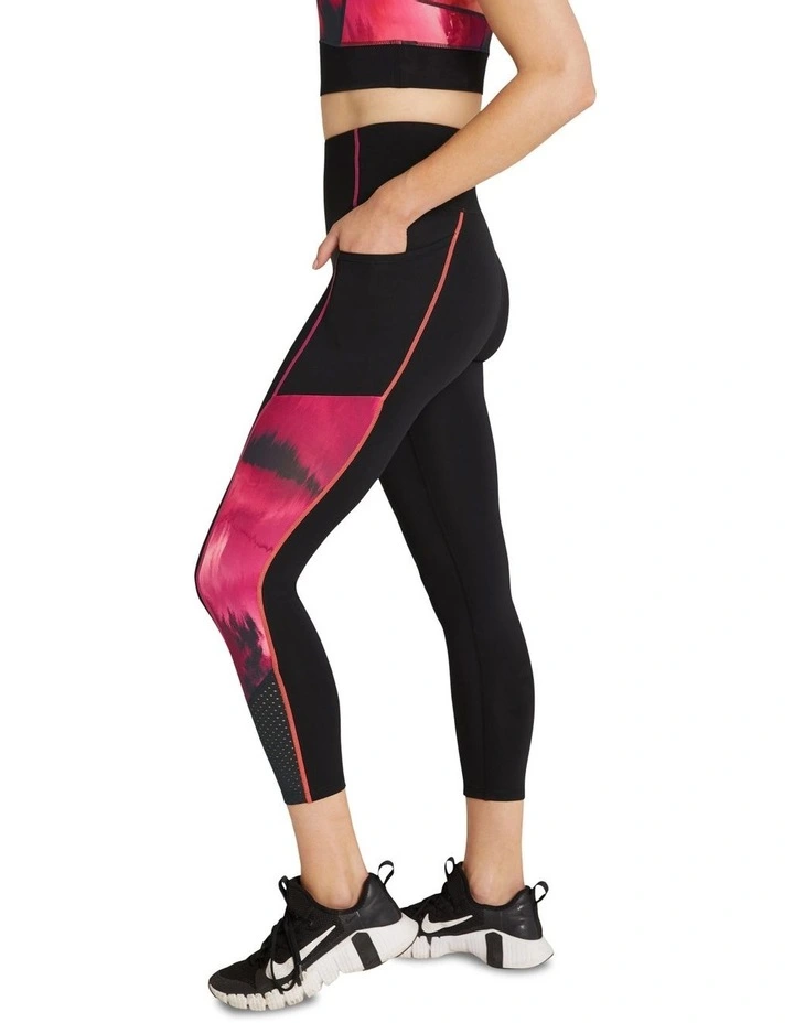 Phantom Pocket Ankle Grazer Tights In Black - Image 2