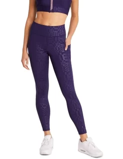 Dimension Pocket Full Length Tights In Purple