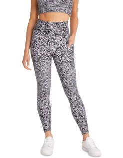 Scrunch Bum Pocket Ankle Grazer Tights Pebble