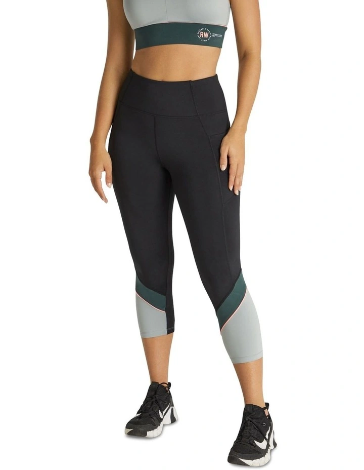 Cruz 7/8 High Rise Pockets Tights In Black