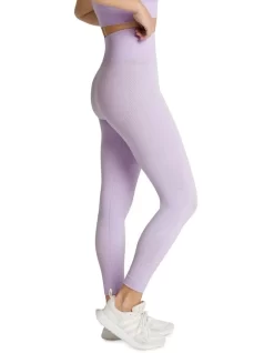 Lemonade Seamless Pocket Ankle Grazer Tights In Purple