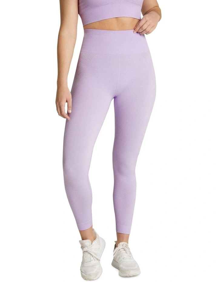 Lemonade Seamless Pocket Ankle Grazer Tights In Purple - Image 2