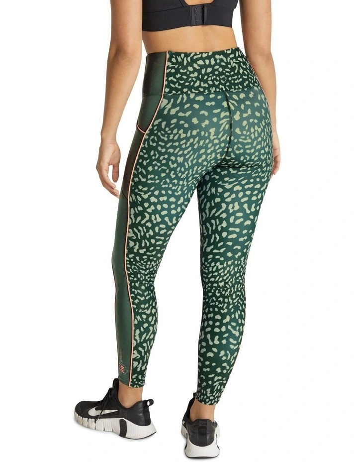 Full Length Pocket Tights In Green - Image 3