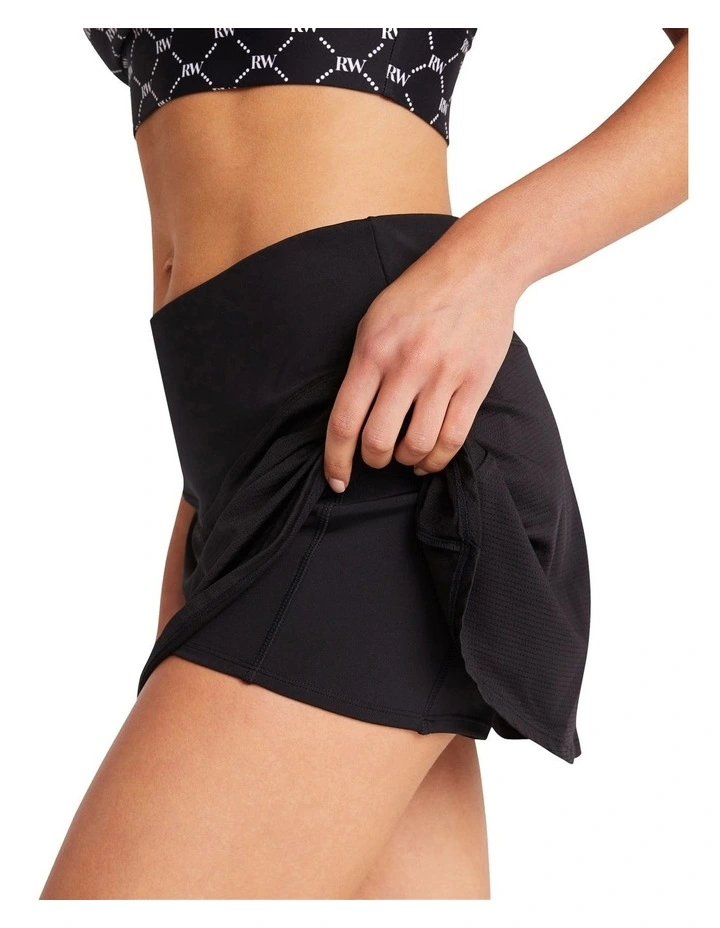 Milan Tennis Skirt In Black - Image 4