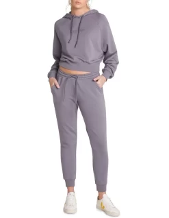 Wild Thing Embroidered Pant In Grey