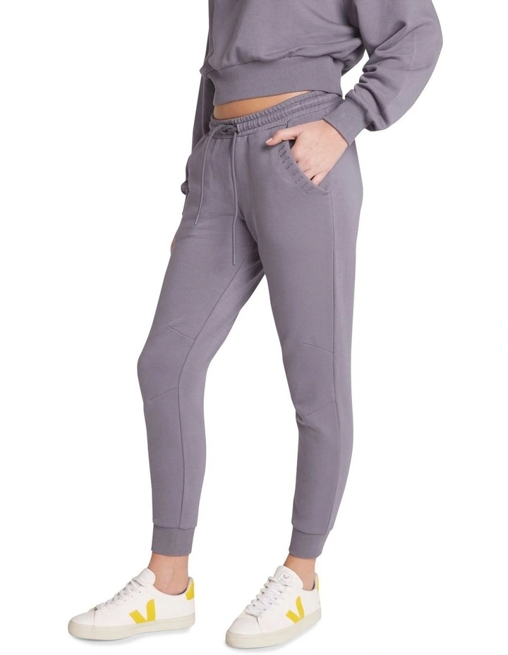 Wild Thing Embroidered Pant In Grey - Image 3