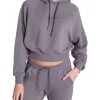 Wild Thing Embroidered Hoodie In Grey