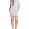 Walk The Line Sweater Dress In Grey