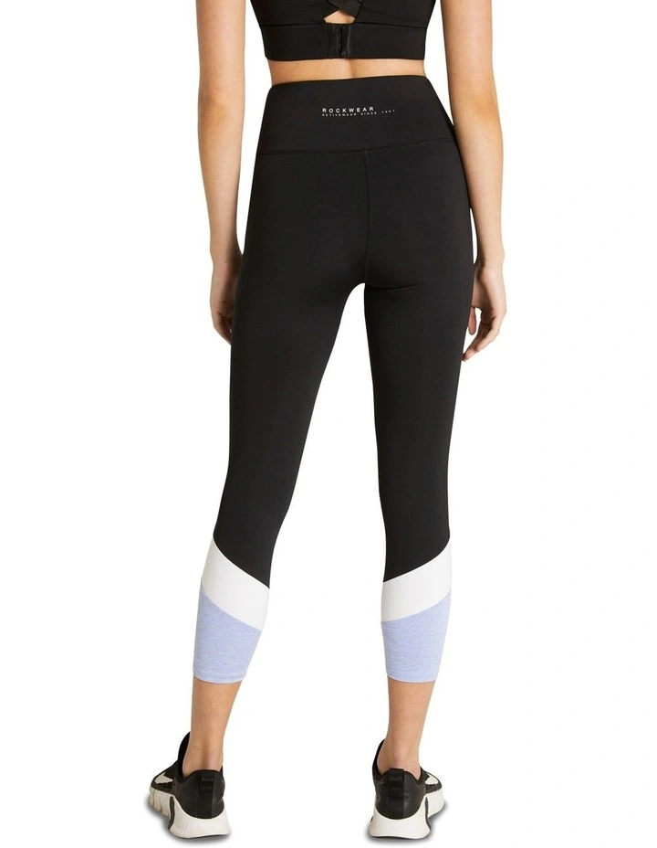 7/8 High Rise Tights In Black - Image 3