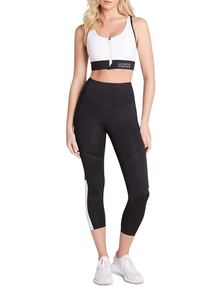 Walk The Line Pocket Ankle Grazer Tights In Black - Image 5