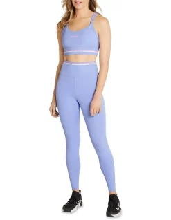 Taiga Scrunch Bum Full Length Tights In Purple