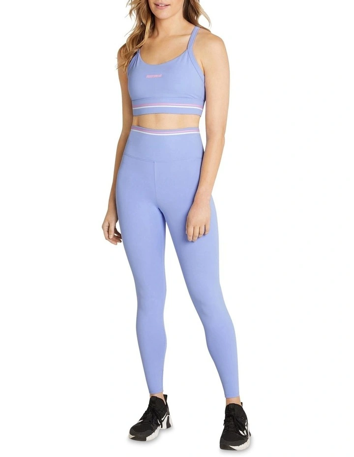 Taiga Scrunch Bum Full Length Tights In Purple