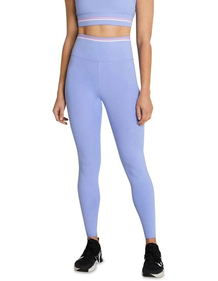 Taiga Scrunch Bum Full Length Tights In Purple - Image 4