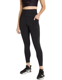 Brooklyn High Rise Pocket Full Length Tights In Black