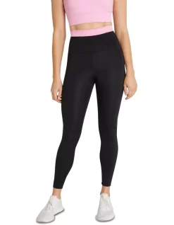 Taiga Scrunch Bum Full Length Tights In Black