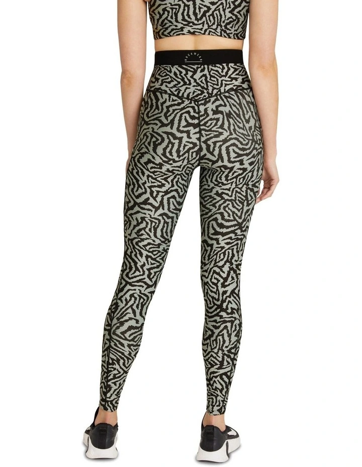 Brooklyn High Rise Pocket Ankle Grazer Tights In Multi - Image 3