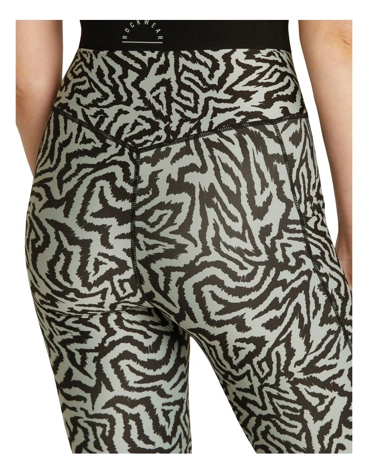 Brooklyn High Rise Pocket Ankle Grazer Tights In Multi - Image 4