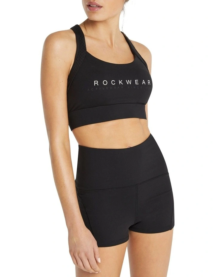 Sprint High Impact Sports Bra In Black - Image 2