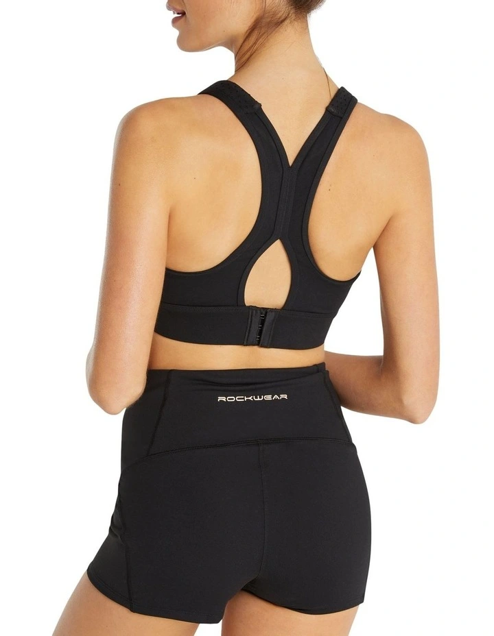 Sprint High Impact Sports Bra In Black - Image 4