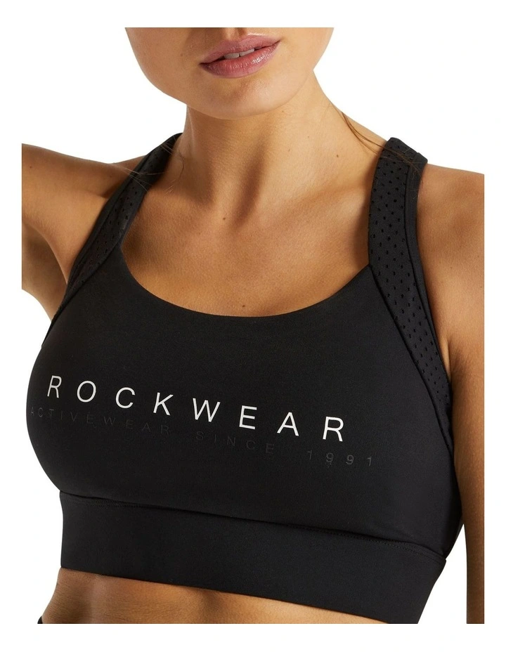Sprint High Impact Sports Bra In Black - Image 5