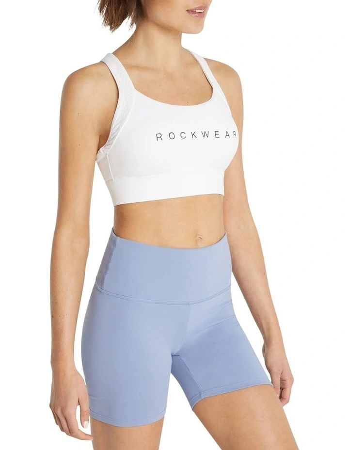 Sprint High Impact Sports Bra In White - Image 2