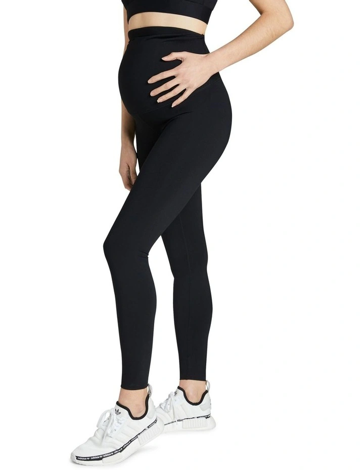 Maternity Ultra High Full Length Tight In Black