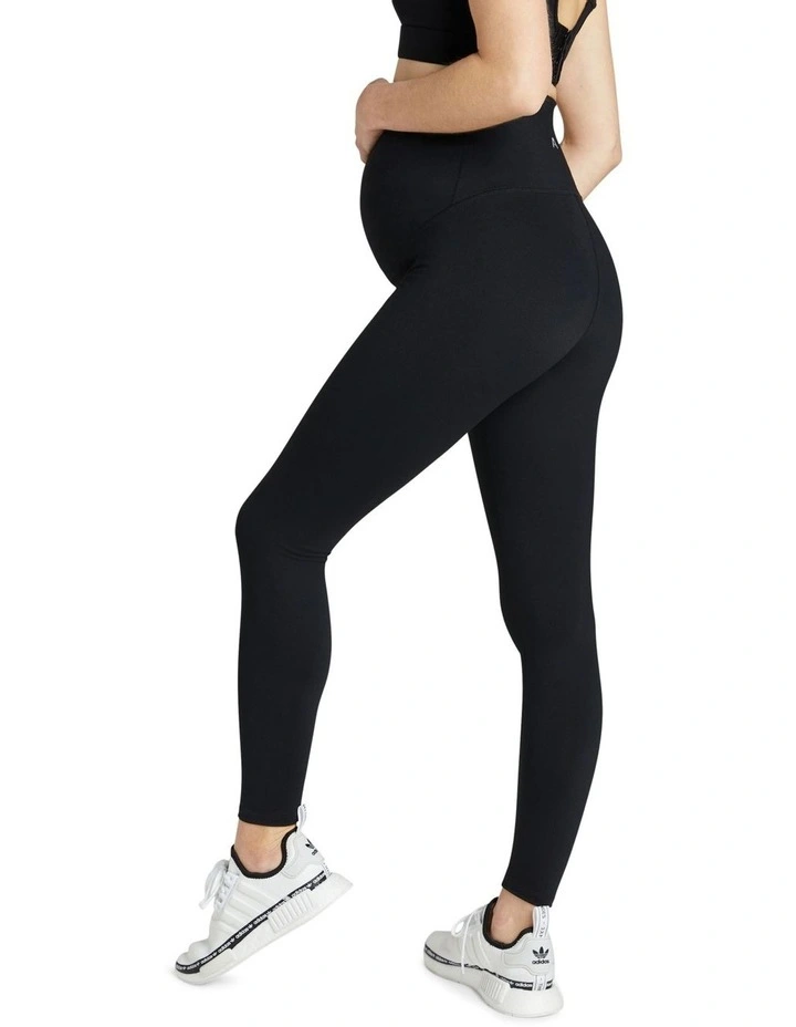 Maternity Ultra High Full Length Tight In Black - Image 3