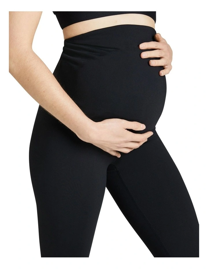 Maternity Ultra High Full Length Tight In Black - Image 4