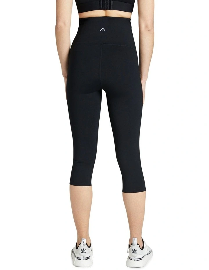 Maternity Ultra High 3/4 Tight In Black - Image 3