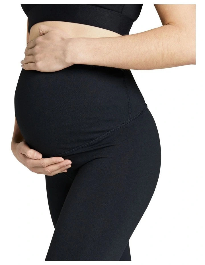 Maternity Ultra High 3/4 Tight In Black - Image 4