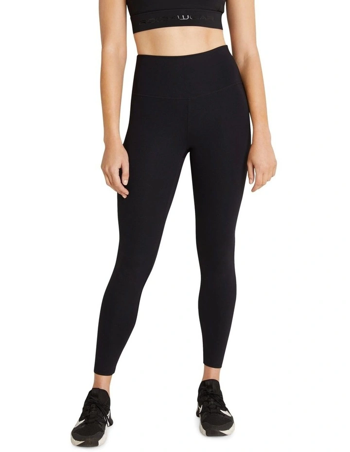 Scrunch Bum Full Length Tights In Black