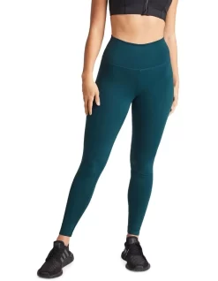 Full Length Gathered Booty Tight In Teal