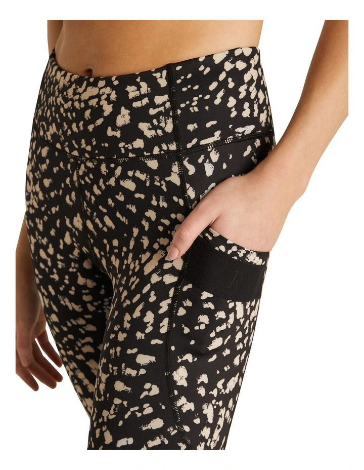 Neu Wave Pocket Ankle Grazer Tights In Black - Image 3