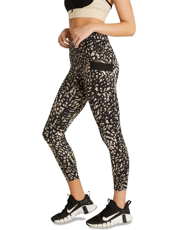 Neu Wave Pocket Ankle Grazer Tights In Black - Image 4