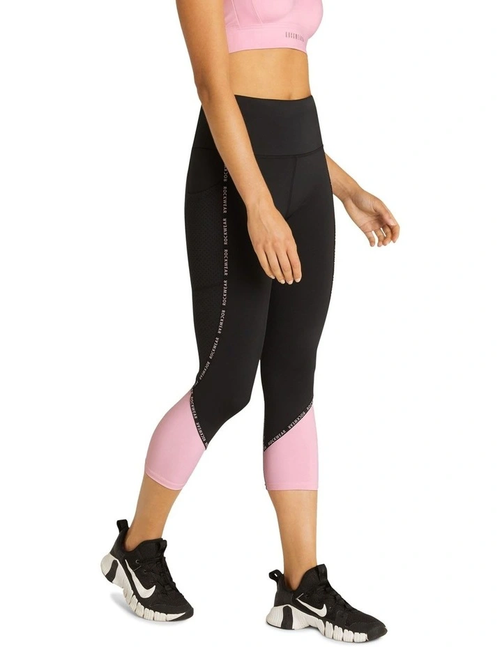7/8 Power Tights In Black - Image 3