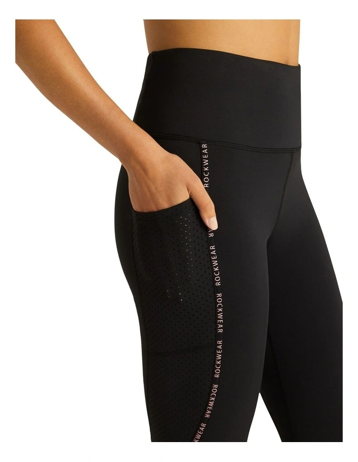 7/8 Power Tights In Black - Image 4