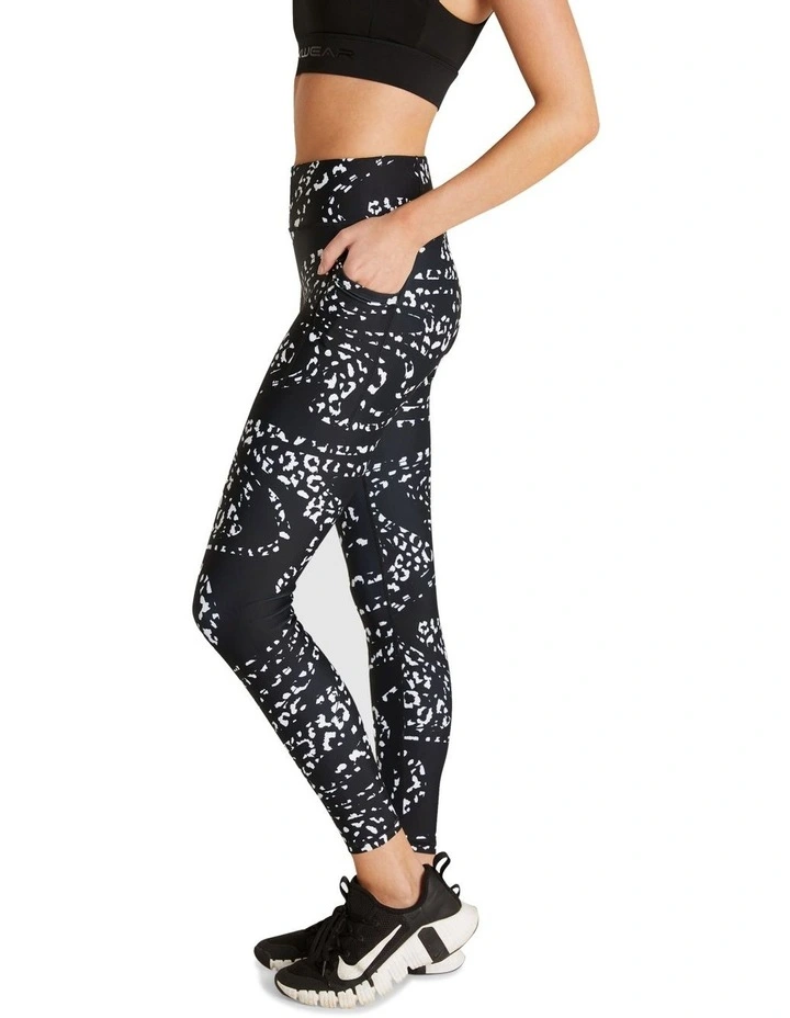 Pocket Full Length Tights In Black