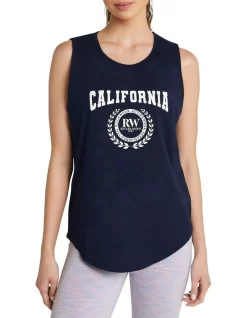 Sorority Logo Tank In Blue